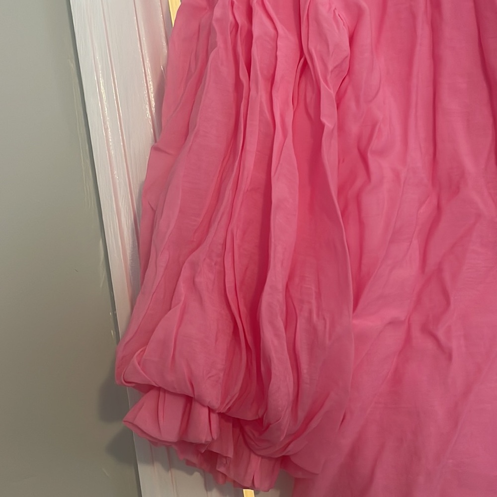 Pink button up top - Picture 2 of 4